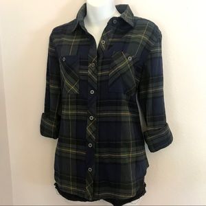 Long Sleeve Plaid Shirt